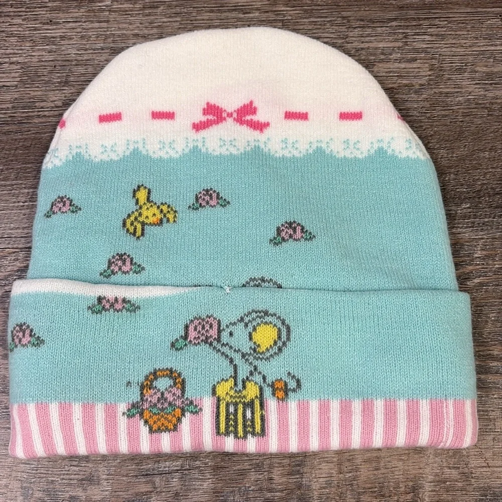 My Melody Window Flower Beanie Knit Hat Sanrio Hello Kitty & Friends
